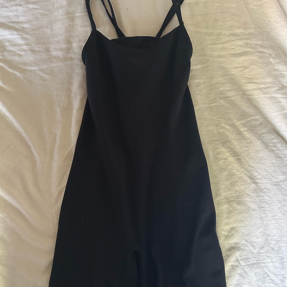 Black workout onesie romper